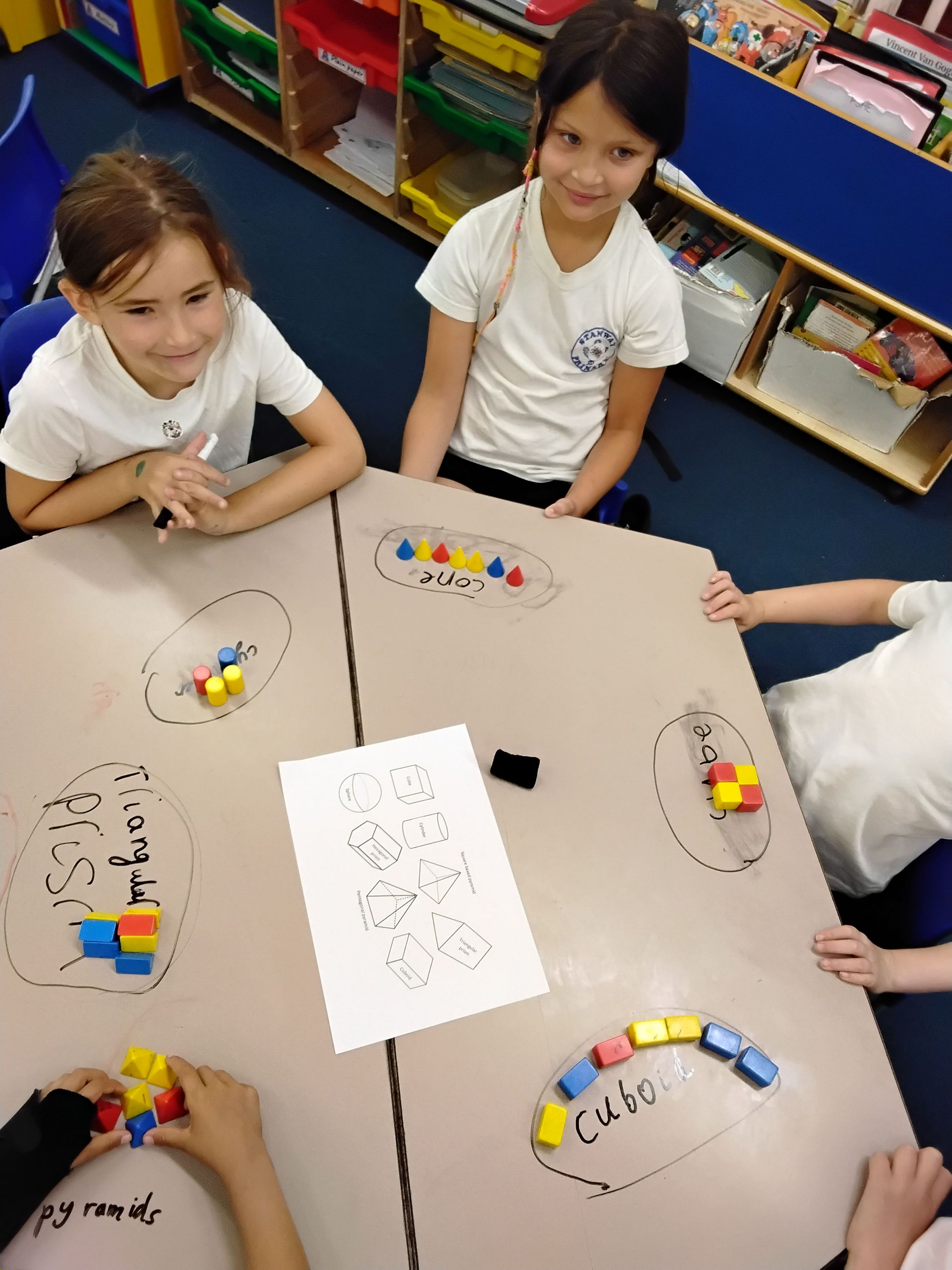 Sorting 3D shapes