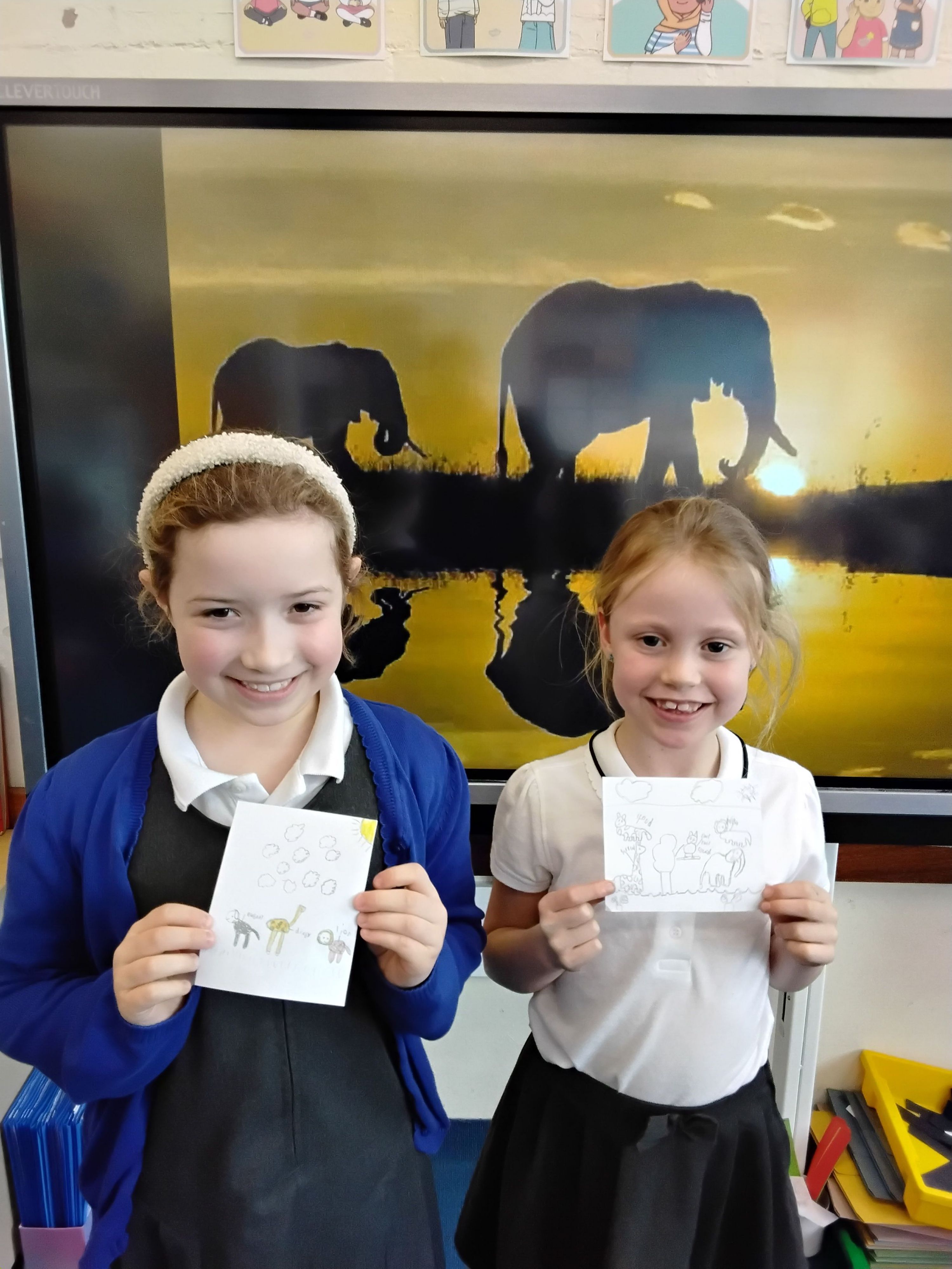 Africa inspired drawings