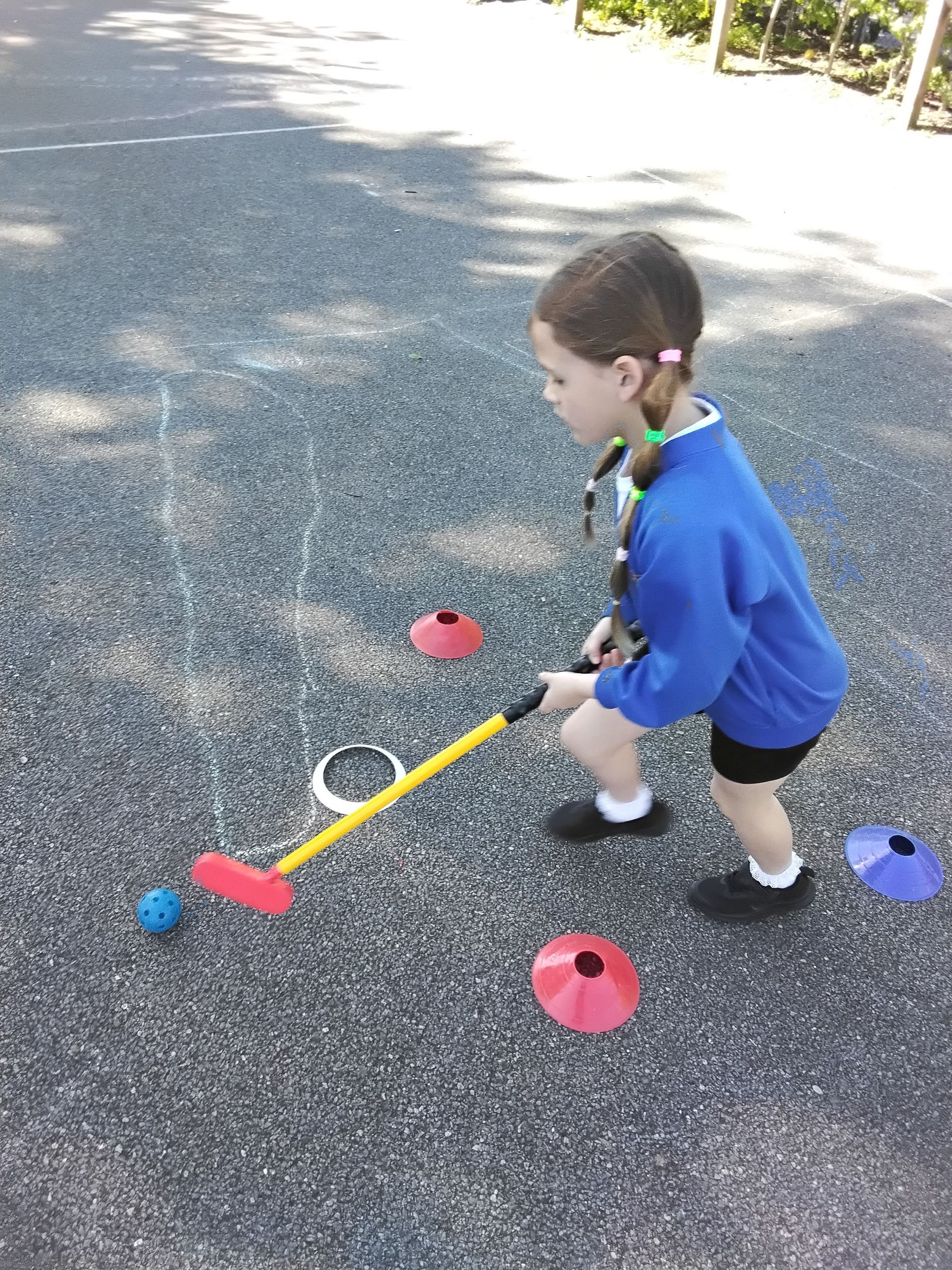 Practising golf skills