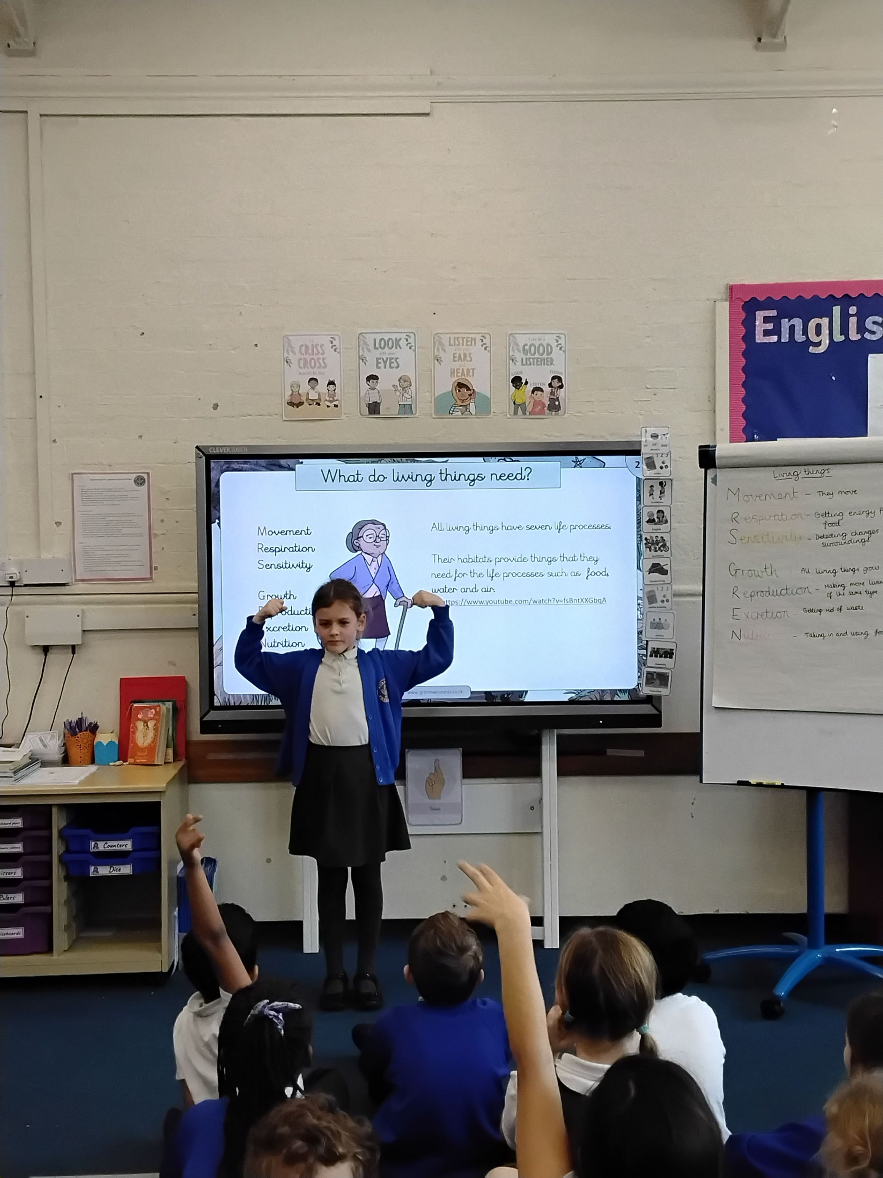 Acting out the 7 life processes