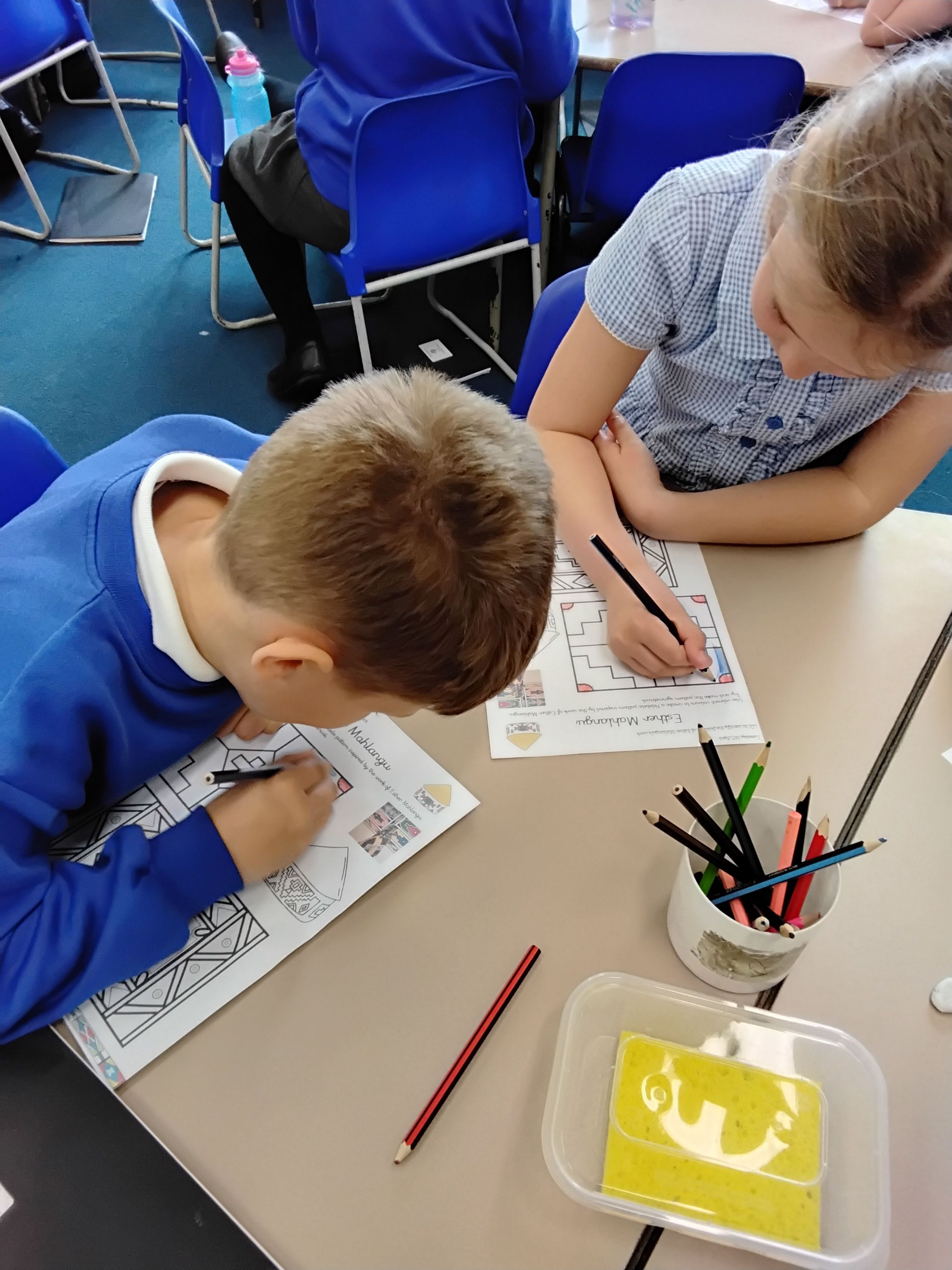 Replicating Esther Mahlangu art