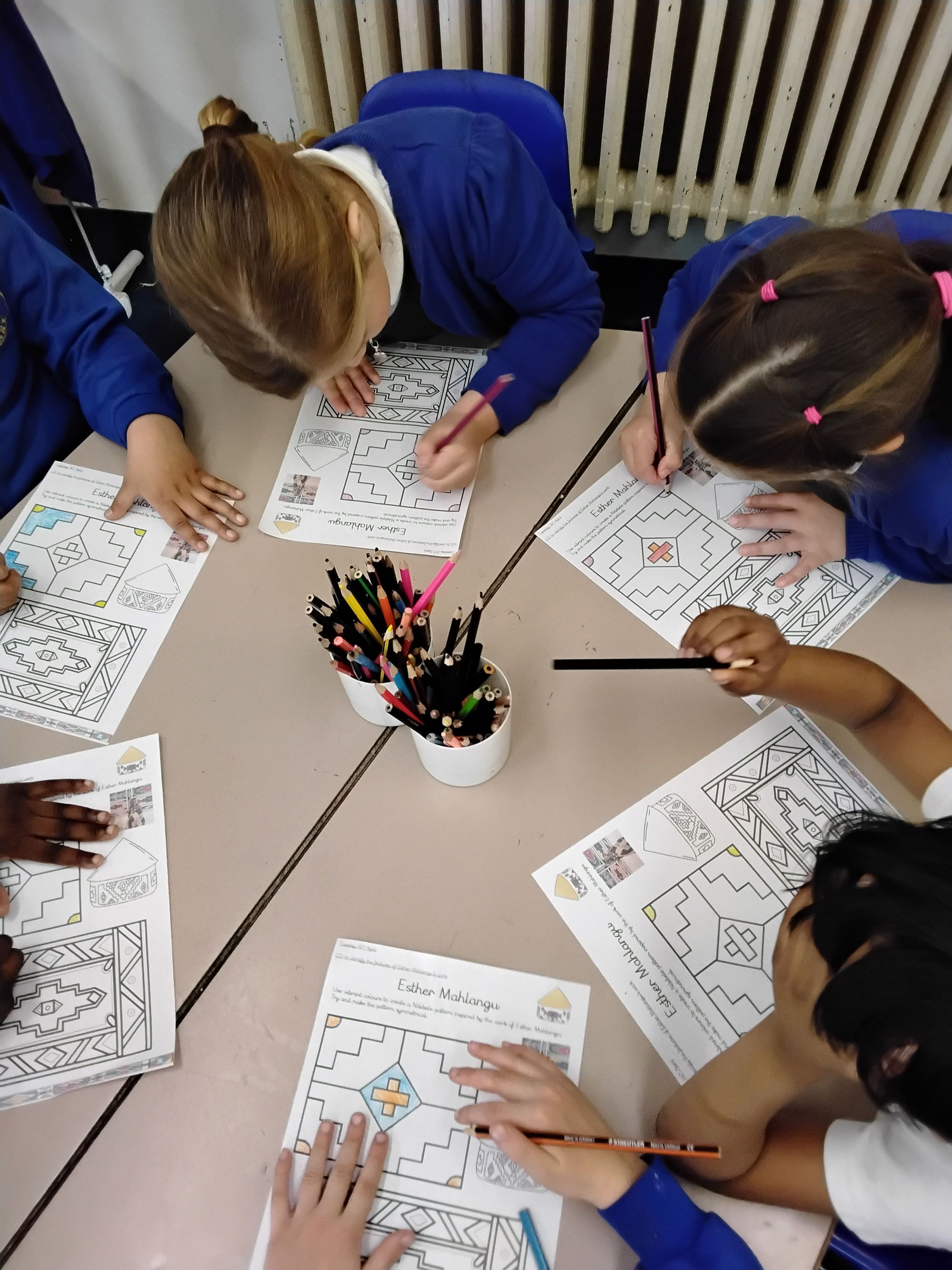 Replicating Esther Mahlangu art