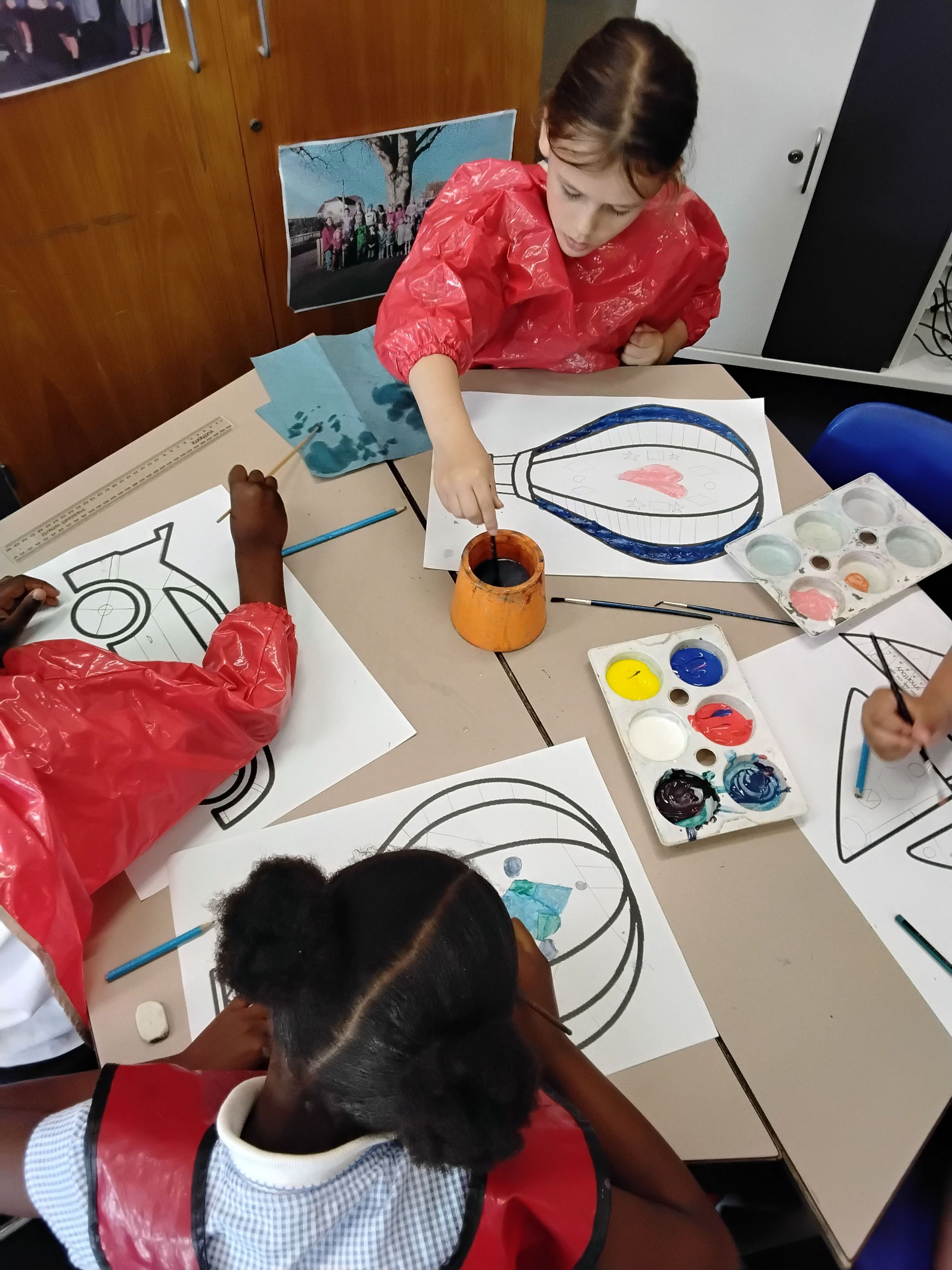 Painting geometric patterns
