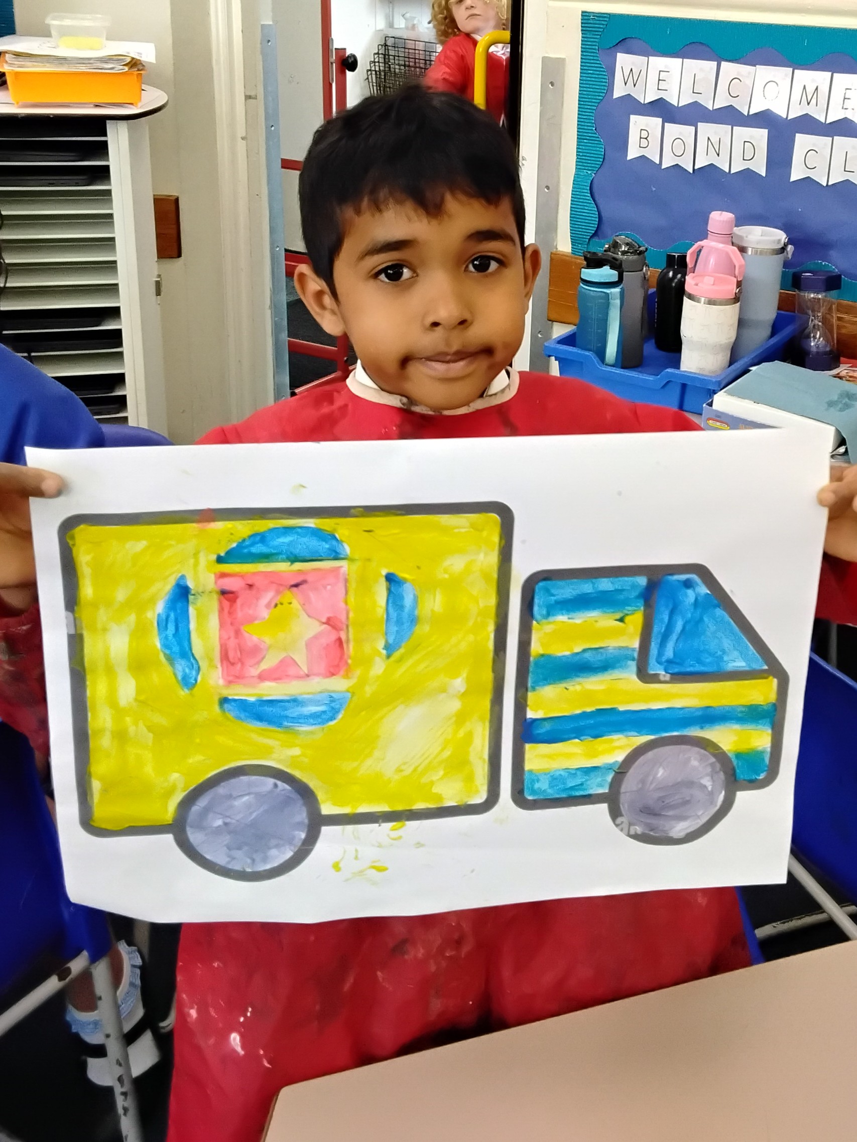 Esther Mahlangu inspired artwork