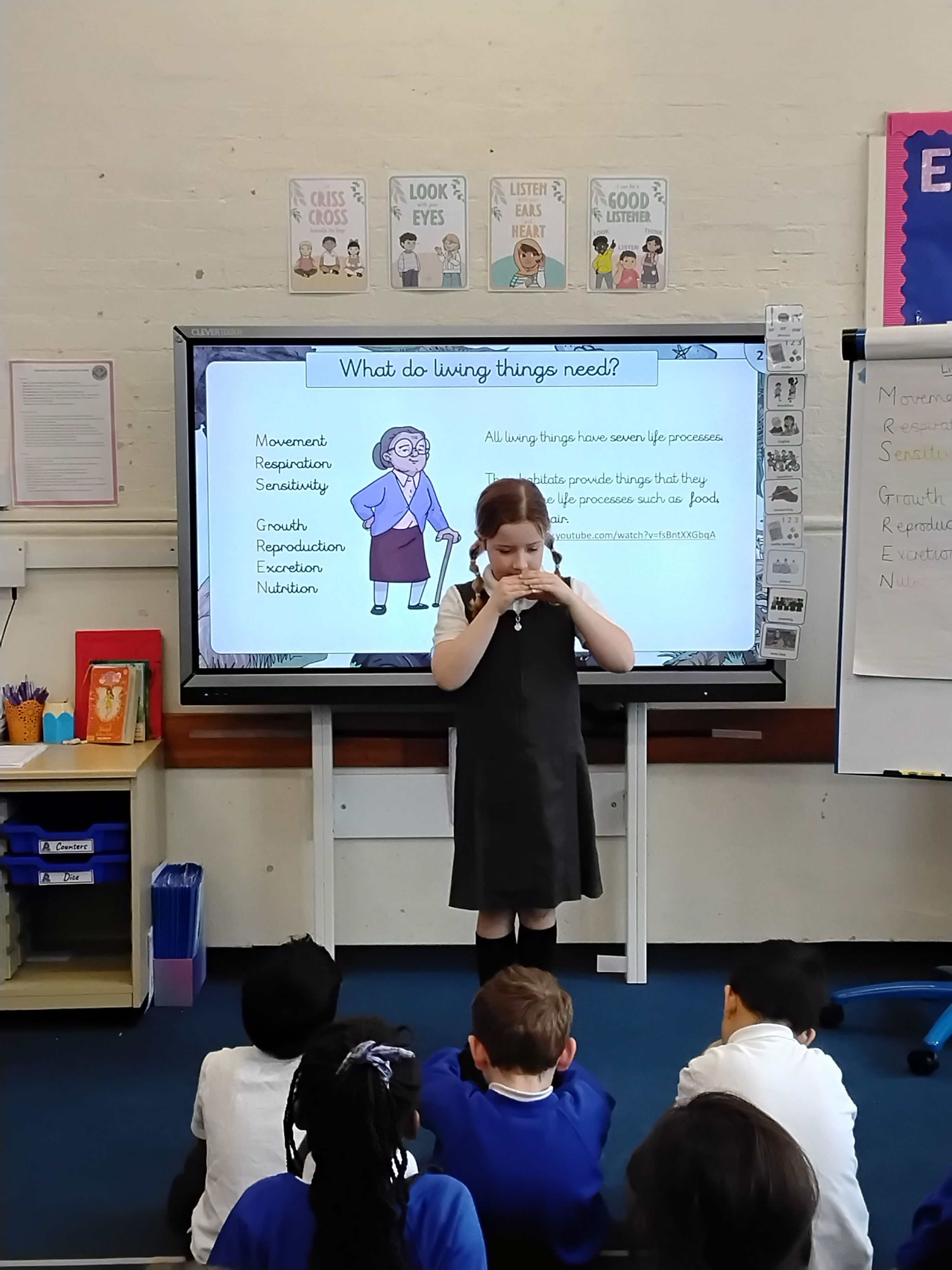 Acting out the 7 life processes