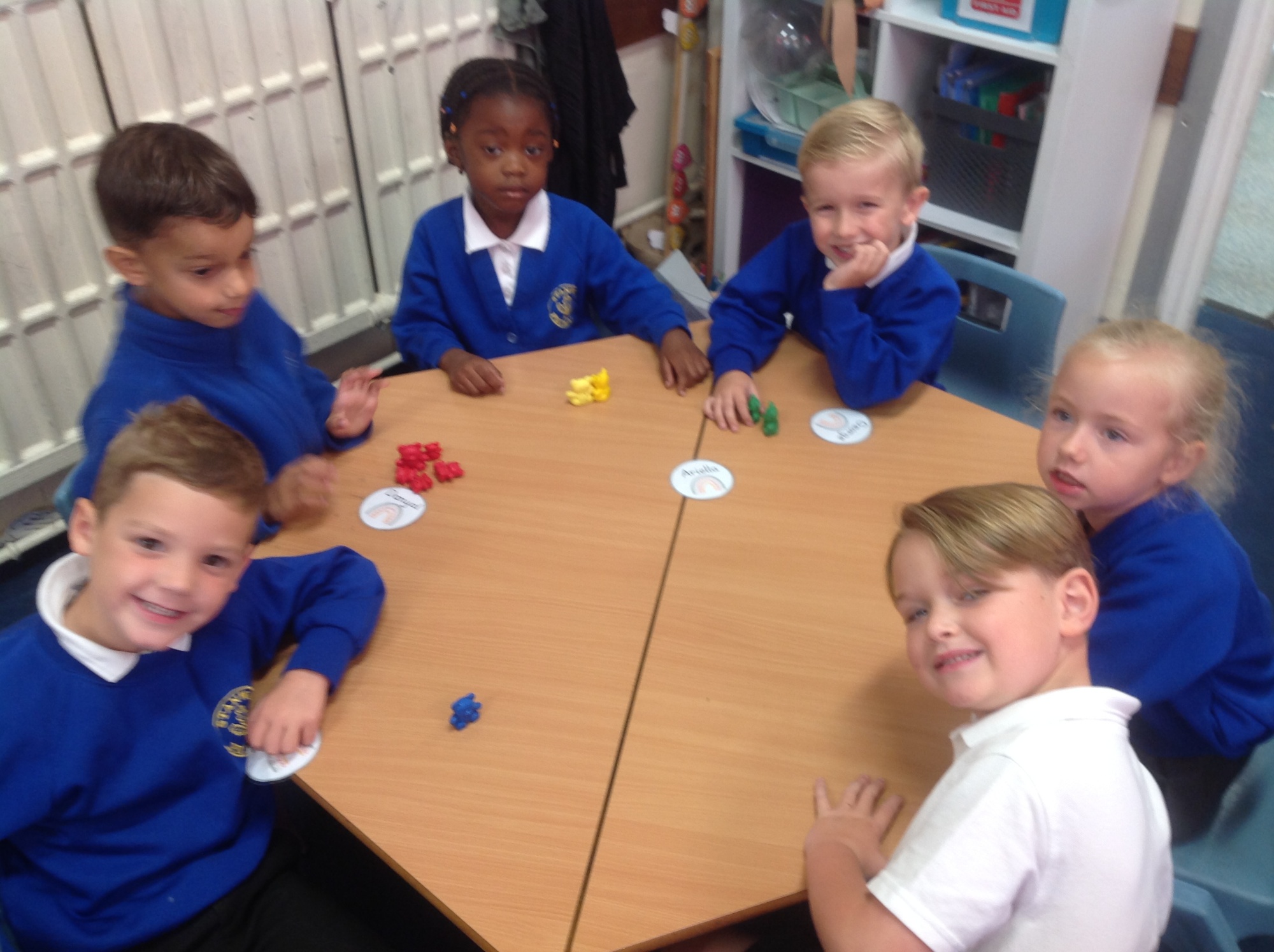 sorting by colour