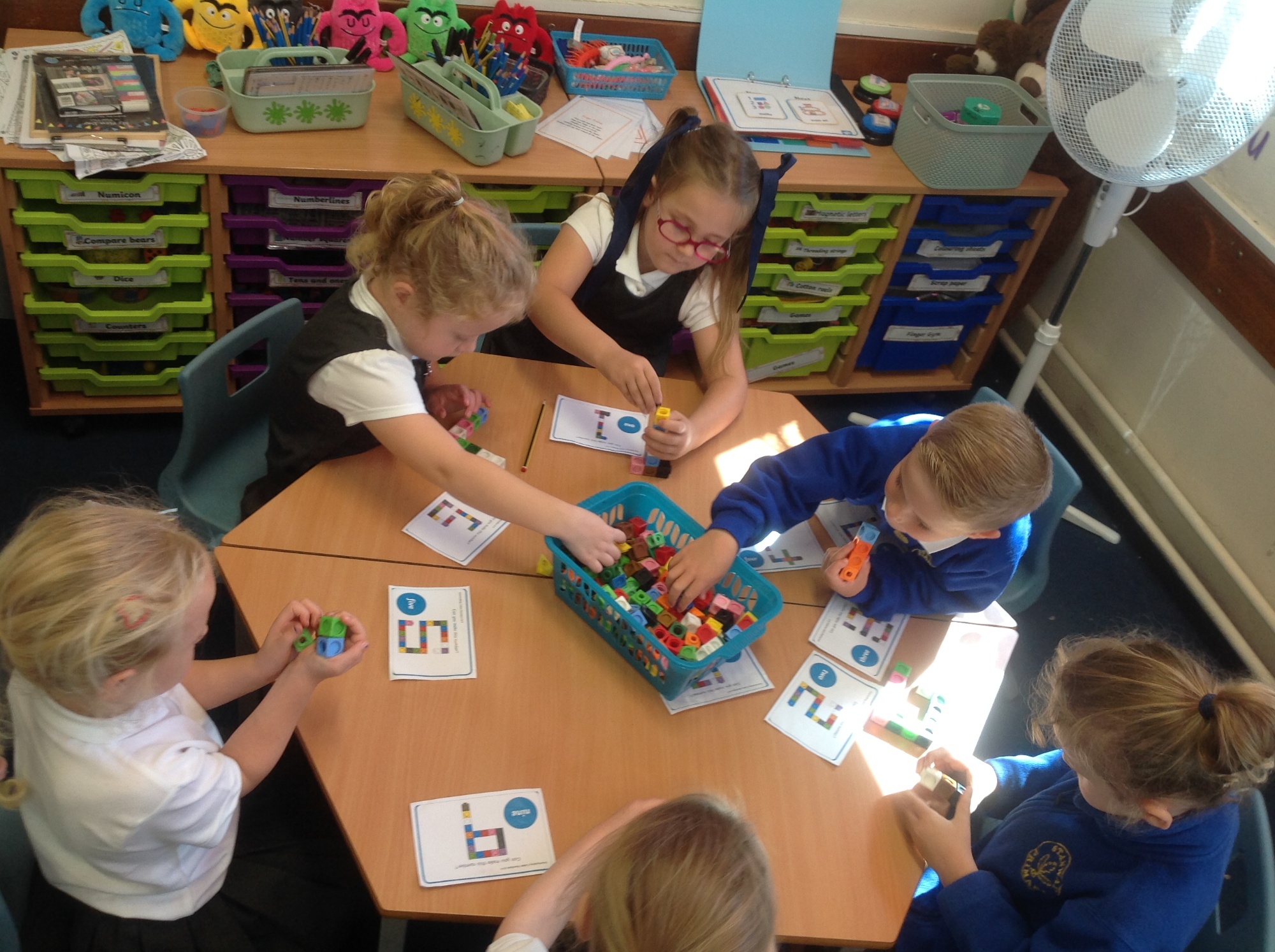 children doing maths