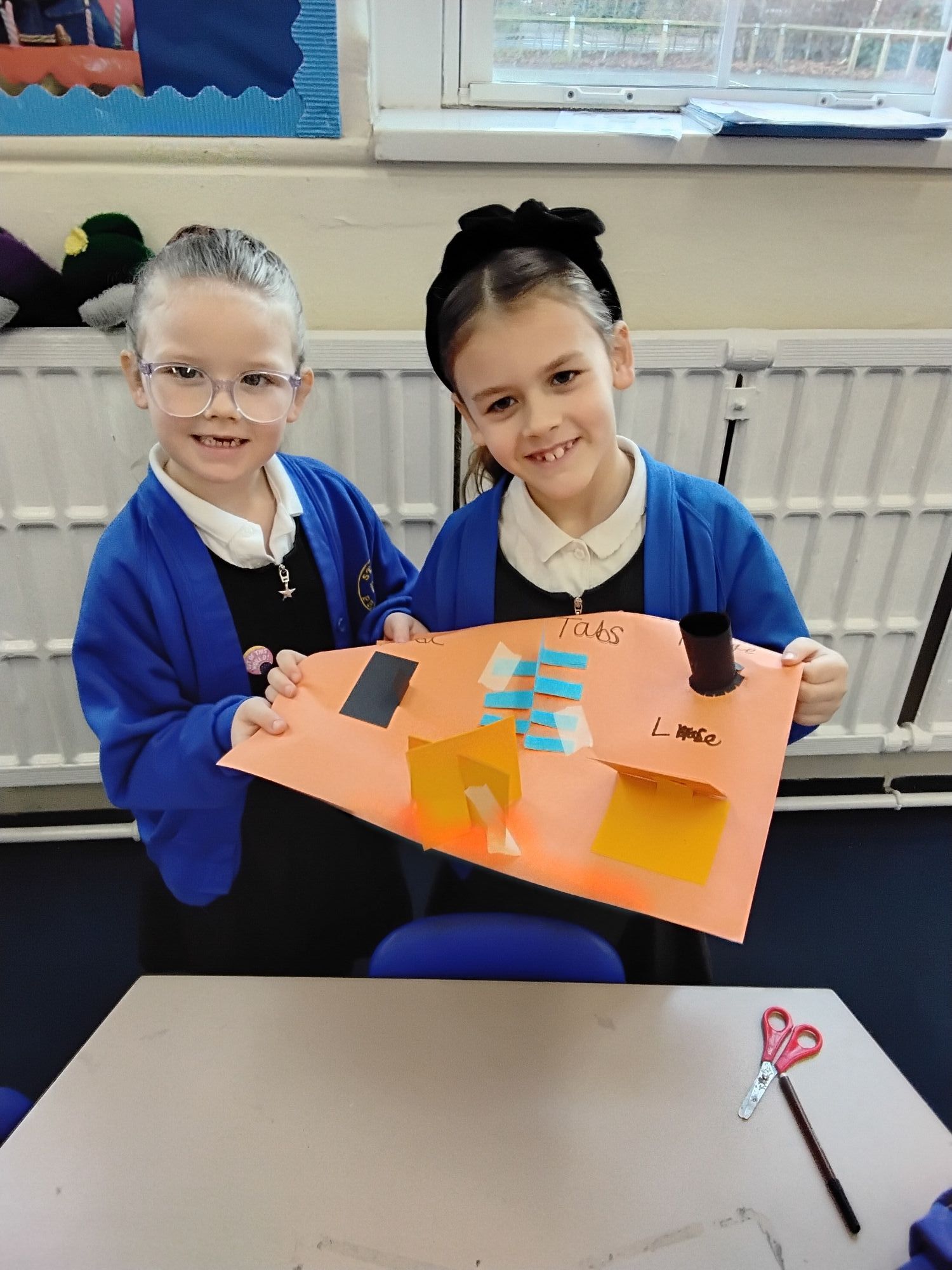 DT lesson practising joining techniques