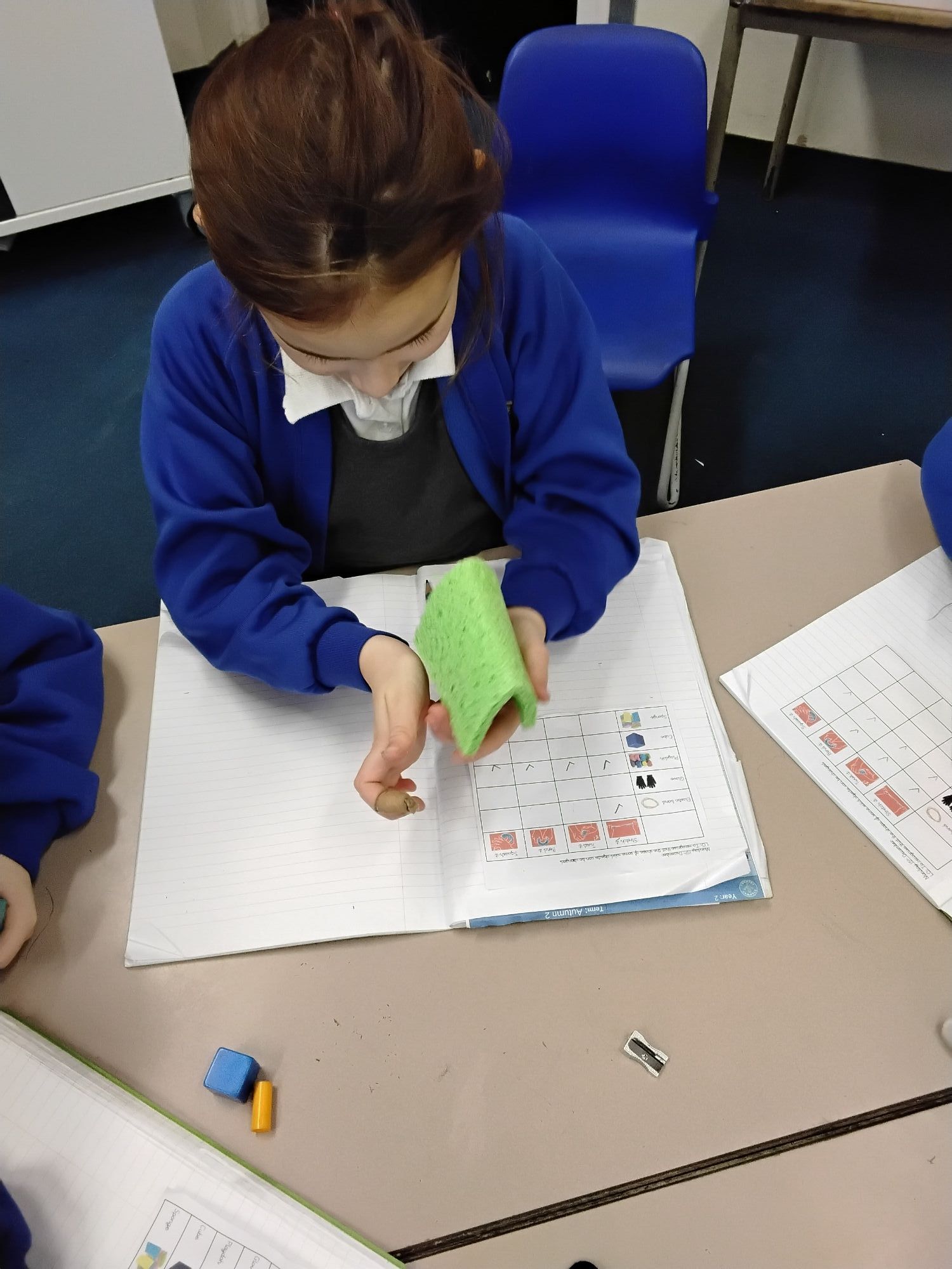 Testing different materials in Science lesson