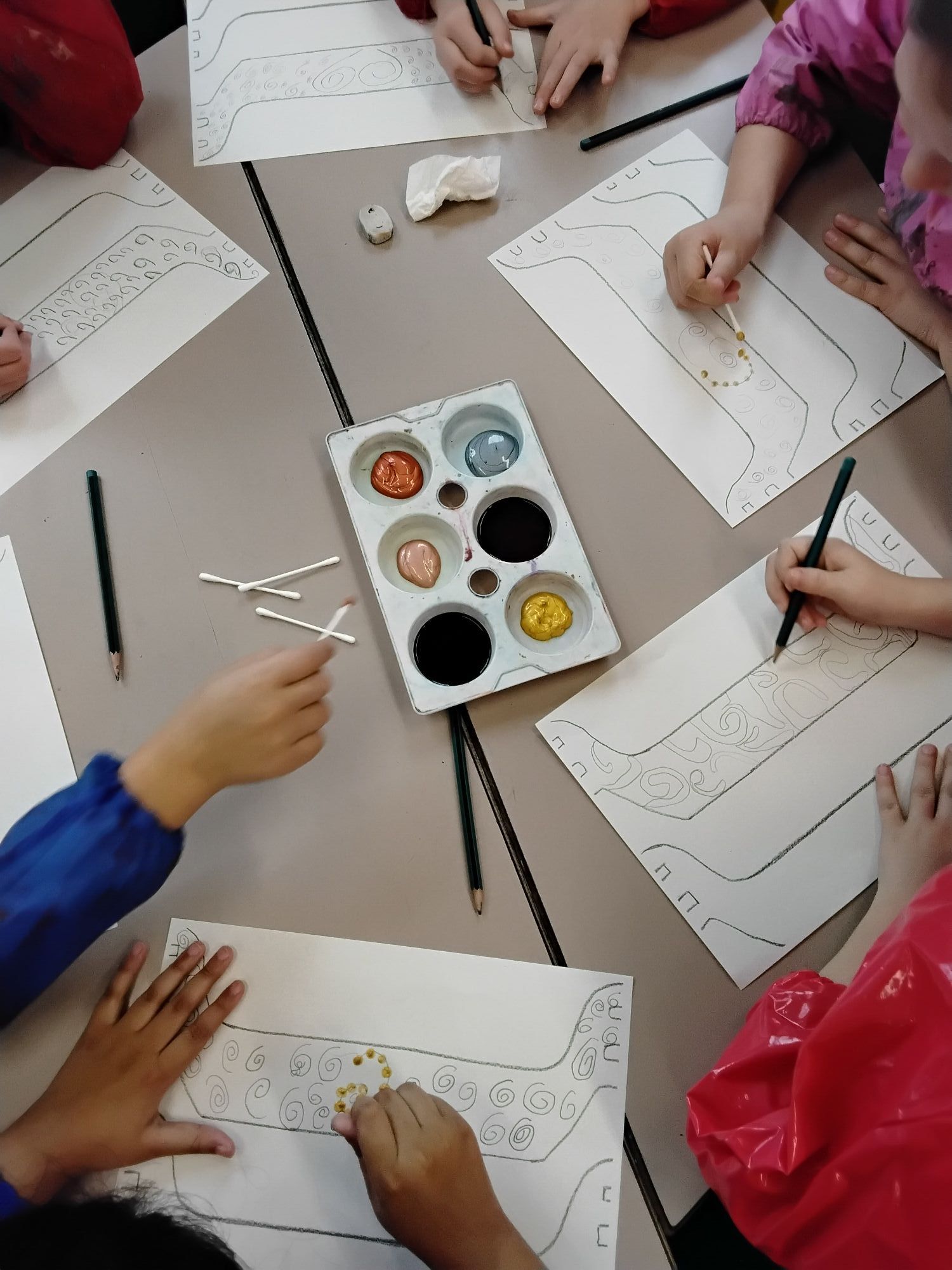 Painting of a gondola