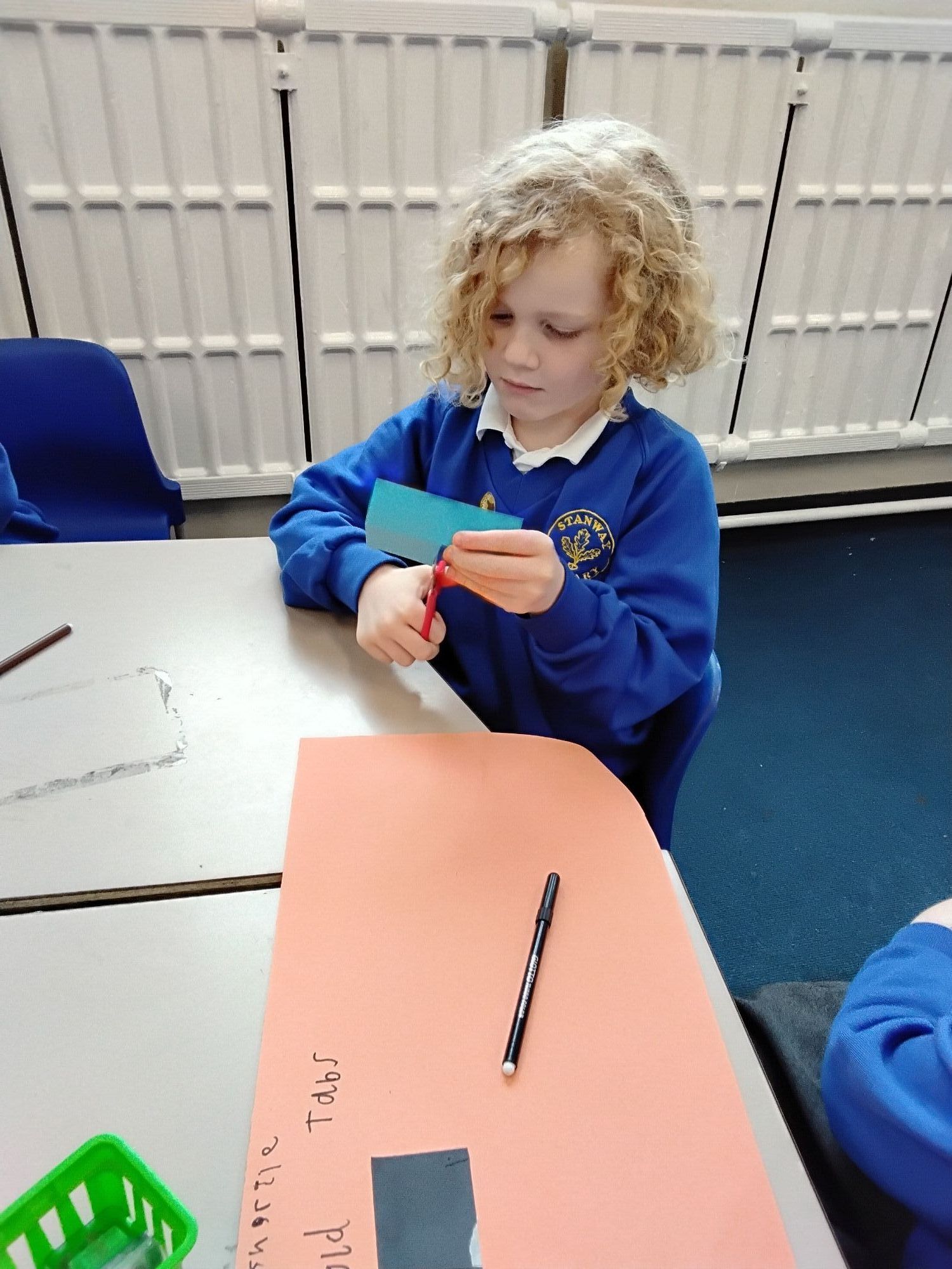 DT lesson practising joining techniques