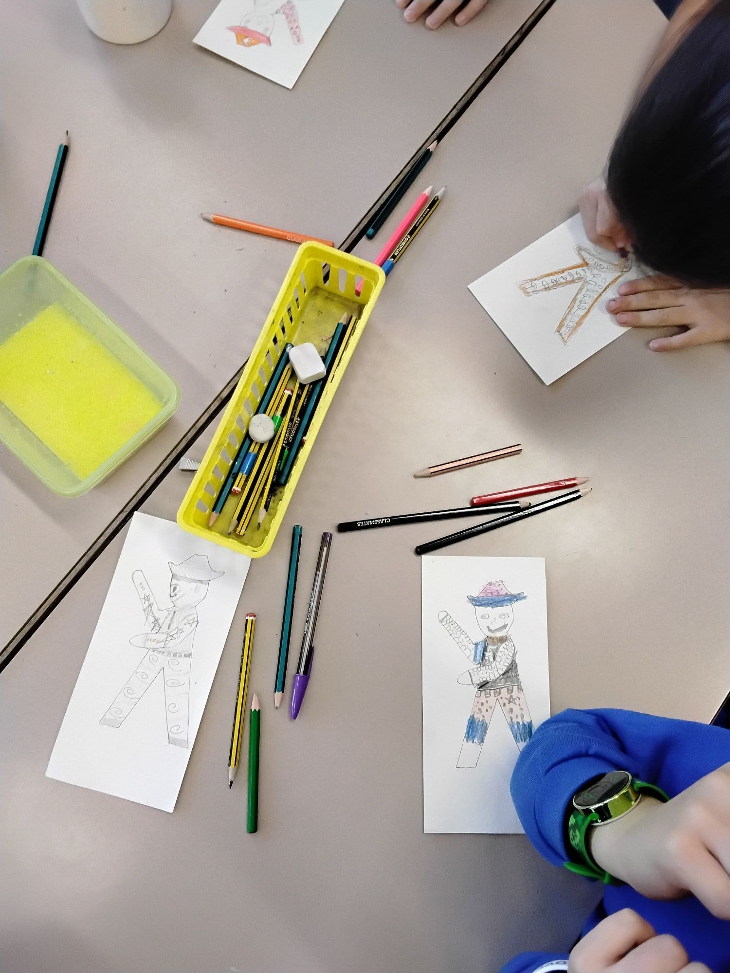 Colouring in a gondolier 