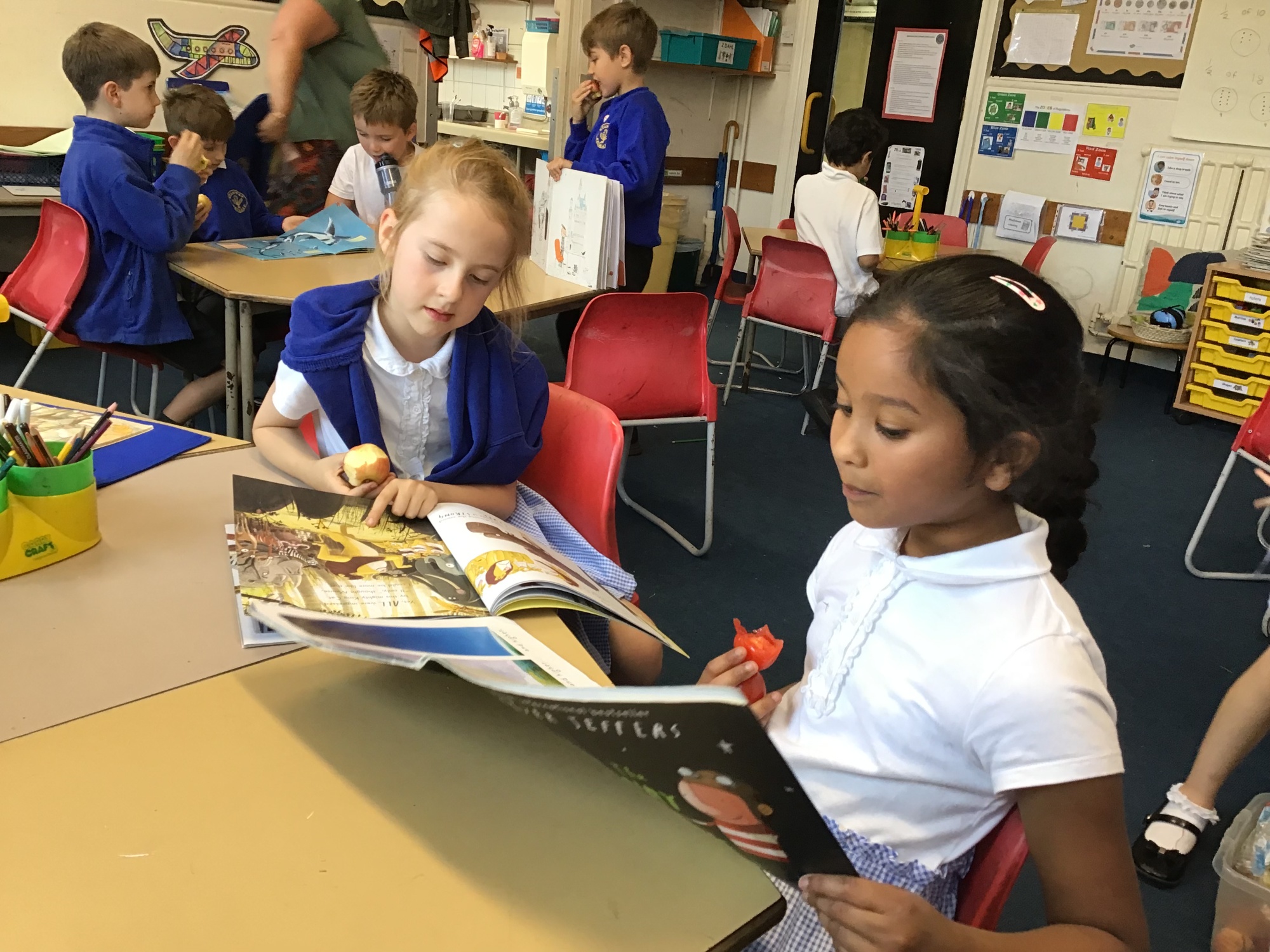 Children reading
