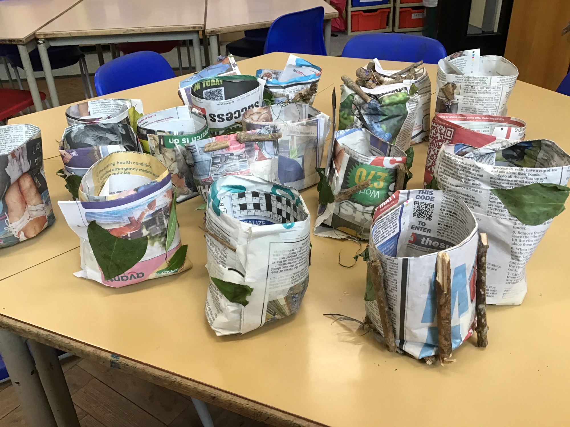 Eco friendly plant pots