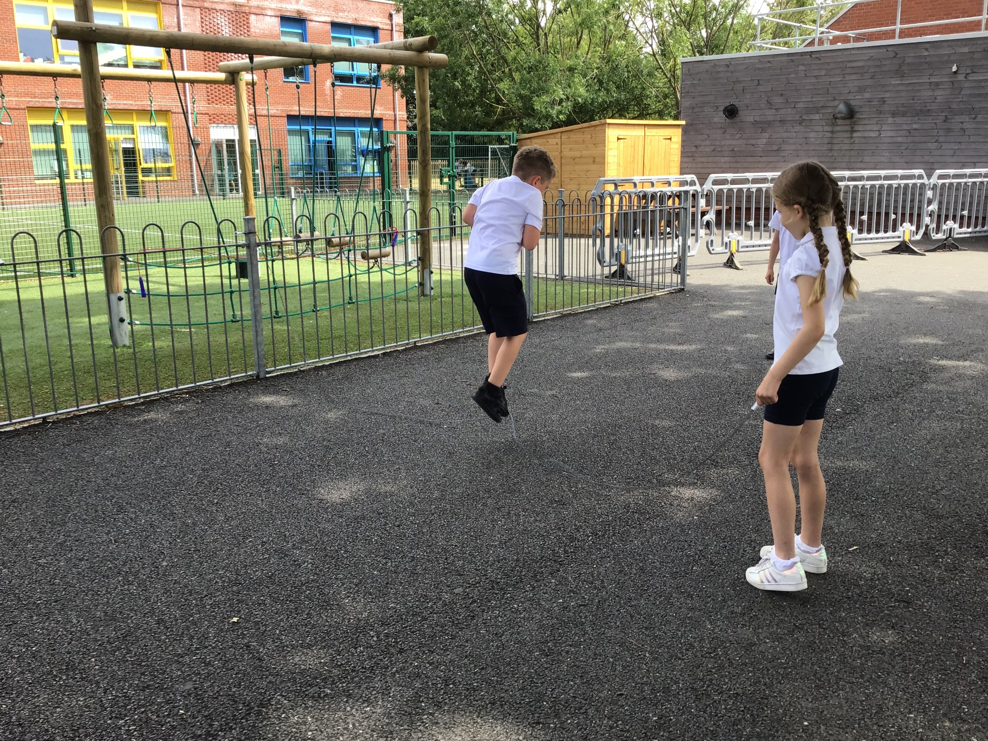 Children taking part in sports activity