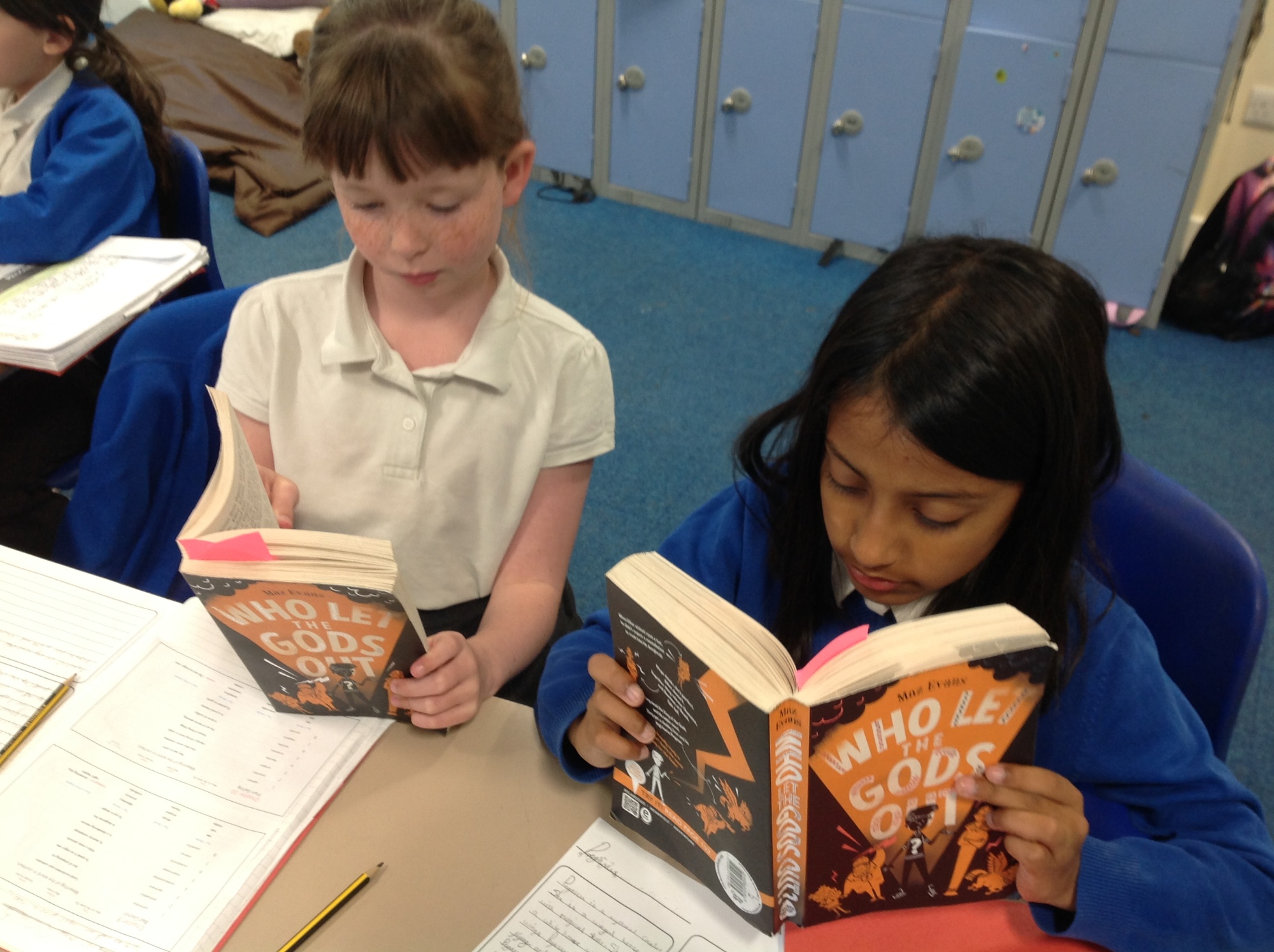 Reading class text