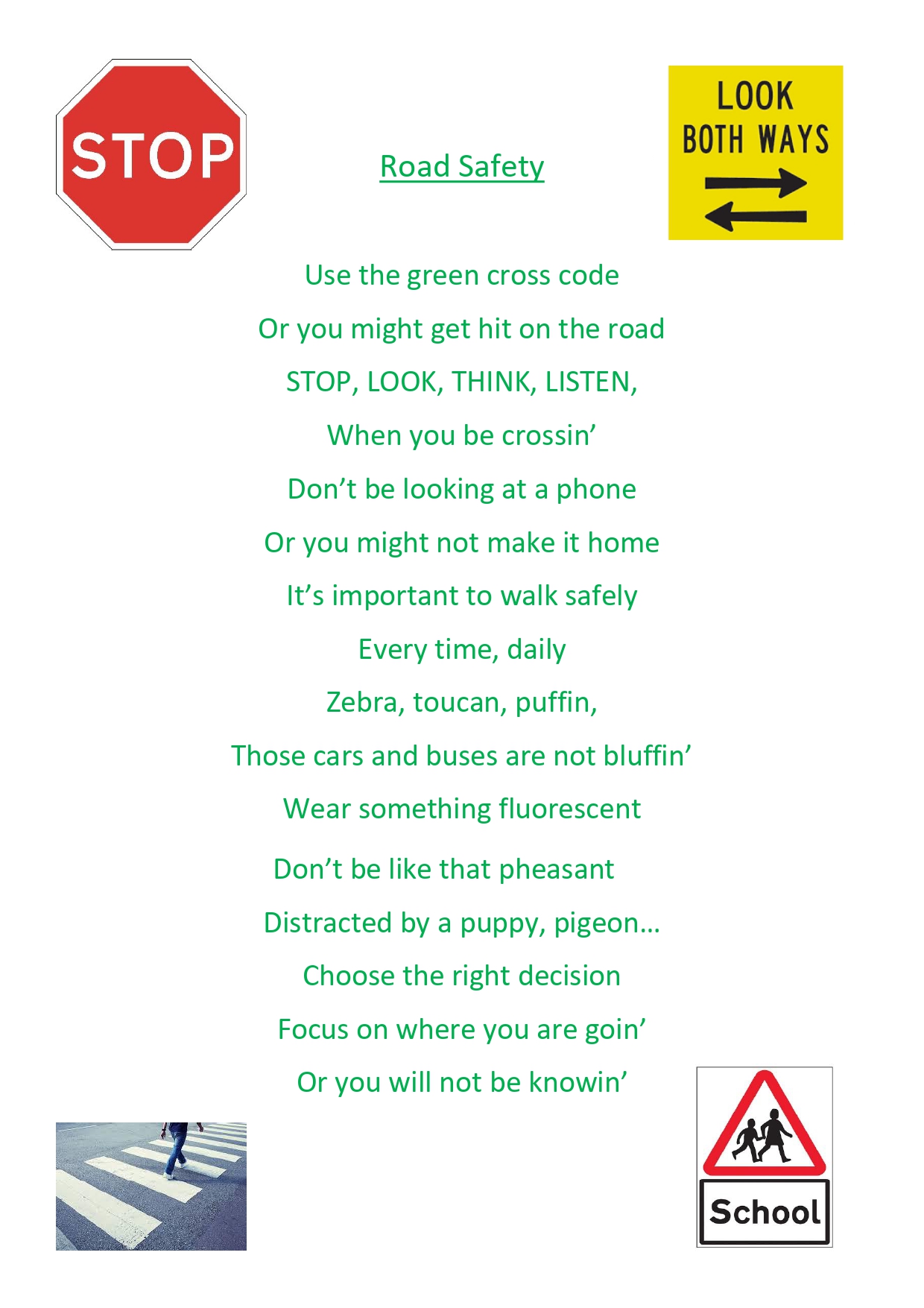 Road safety rap
