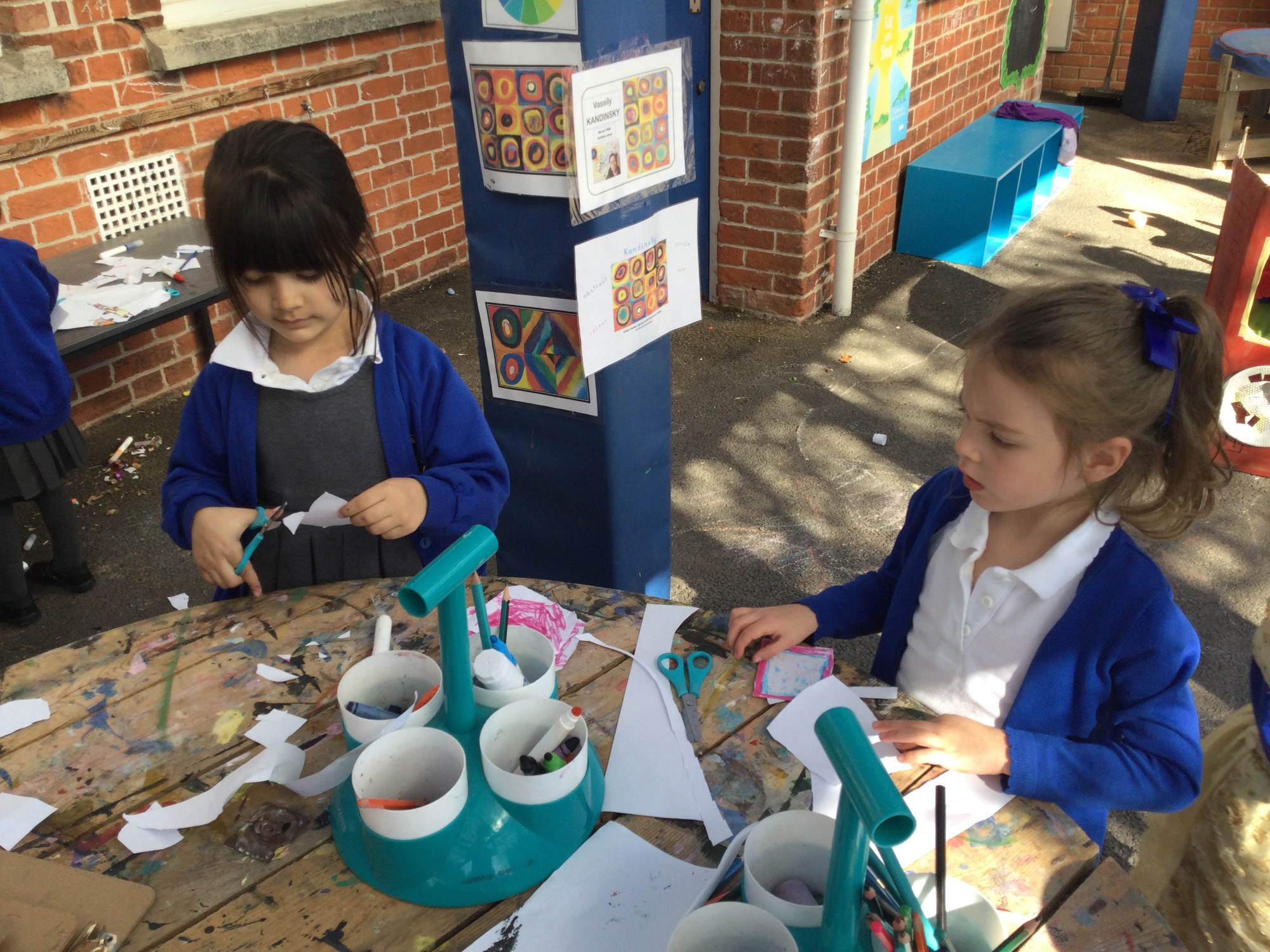 Children drawing